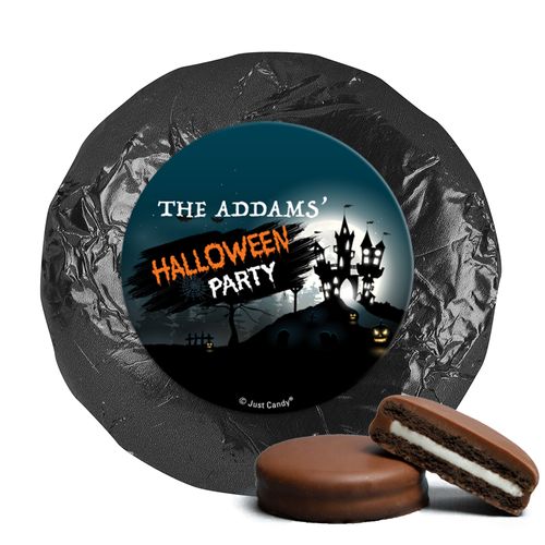 Personalized Halloween Spooky Invite Chocolate Covered Oreos