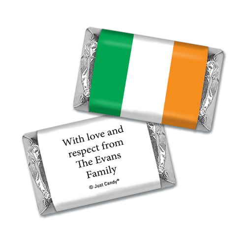 Irish Flag MINIATURES Candy Personalized Assembled