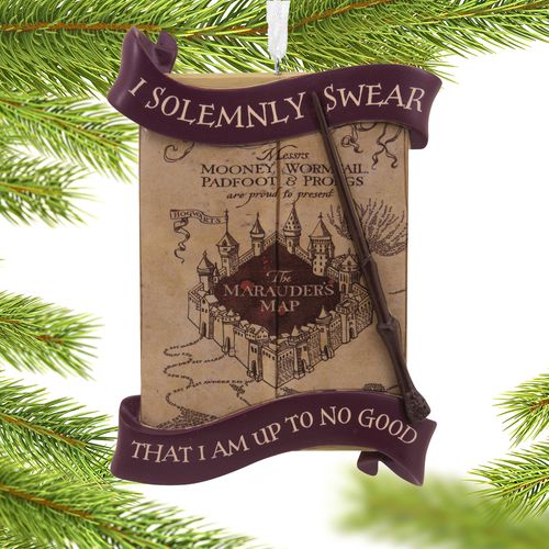 Hallmark Harry Potter Maruder's Map Holiday Ornament