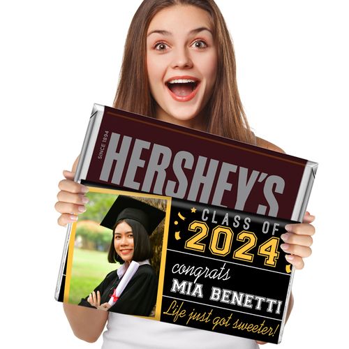 Graduation Candy Personalized 5lb Hershey's Chocolate Bar (5lb Bar)