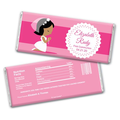 Angelic Prayer Personalized Candy Bar - Wrapper Only