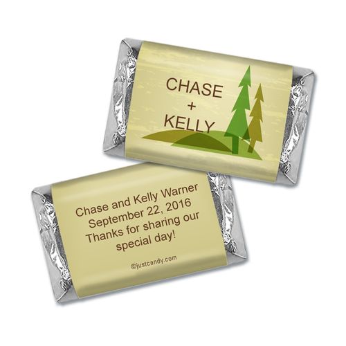 Rustic Forest Personalized Miniature Wrappers