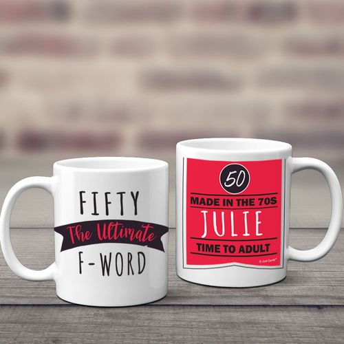 Personalized Ultimate F-Word 11oz Mug Empty