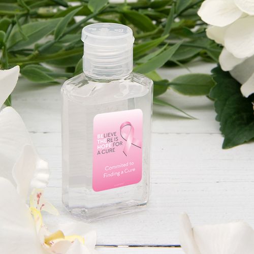 Personalized Hand Sanitizer Breast Cancer Awareness 2 fl. oz bottle - Be the Hope