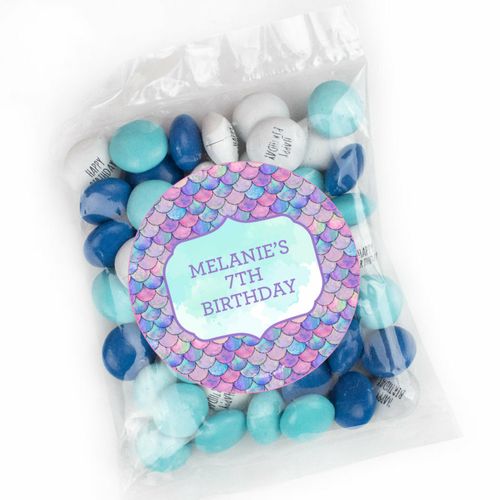 Personalized Birthday Mermaid Candy Bags with Just Candy
