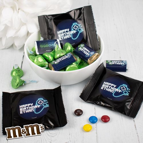 Kids Birthday Gamer Pinata Chocolate Candy Mix 2lb Bag - 113 pieces