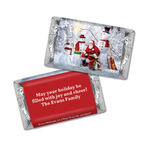 Personalized Hershey's Miniatures - Christmas Santa's Gifts