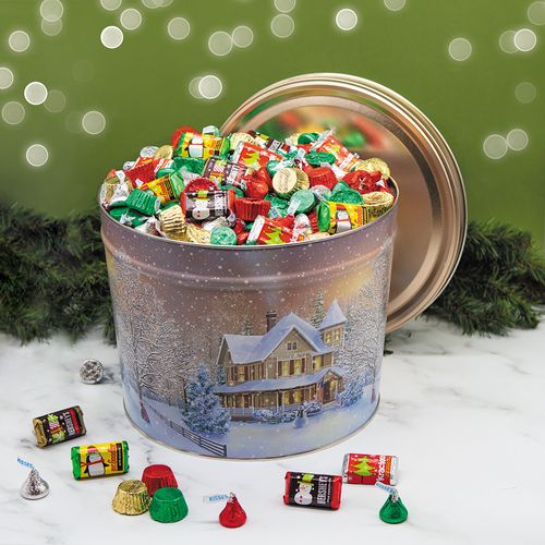 Home for the Holidays 14 lb Hershey's Holiday Mix Tin
