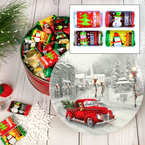 Snowy Drive 1.5 lb Hershey's Holiday Mix Tin