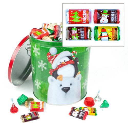 Cold But Cozy 2.7 lb Hershey's Holiday Mix Tin