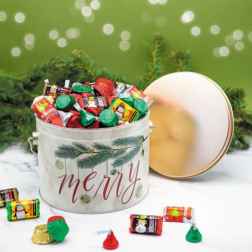 Very Merry 2.7 lb Hershey's Holiday Mix Tin