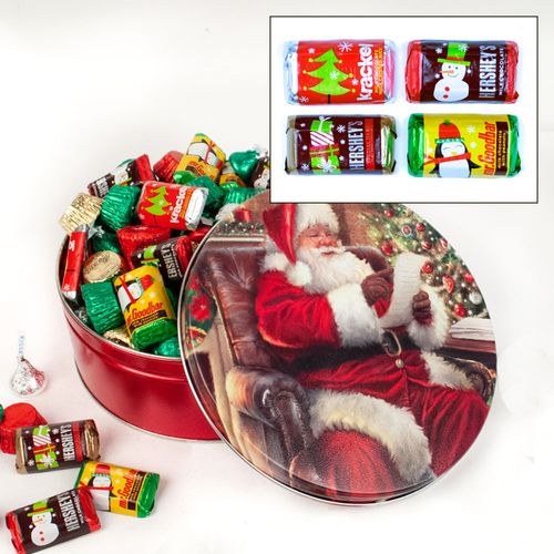 Checking It Twice Hershey's Holiday Mix Tin - All Sizes