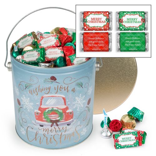 Personalized Vintage Christmas 3.7 lb Merry Christmas Assortment