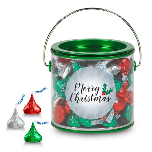 Merry Christmas Green Paint Can 12oz