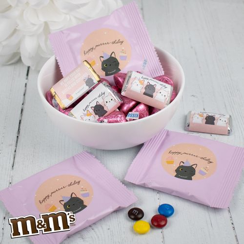 Kids Birthday Cats Pinata Chocolate Candy Mix 2lb Bag - 113 pieces