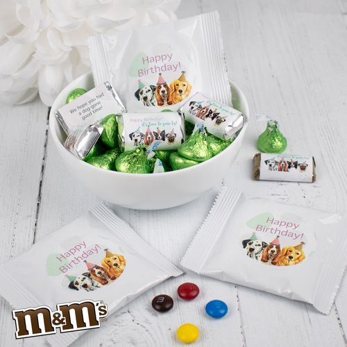 Kids Birthday Dogs Pinata Chocolate Candy Mix 2lb Bag - 113 pieces