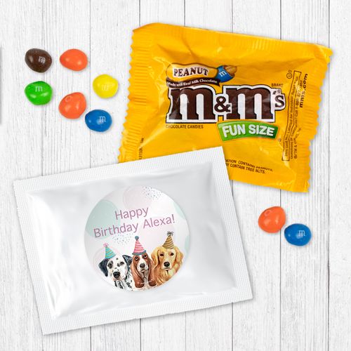 Personalized Dog Birthday Peanut M&Ms - Dog Party