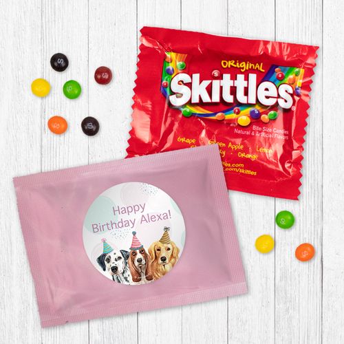 Personalized Dog Birthday Skittles - Dog Party