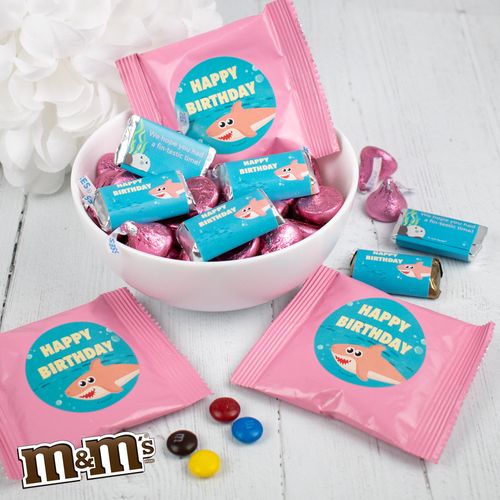 Kids Birthday Sharks Pinata Chocolate Candy Mix 2lb Bag - 113 pieces