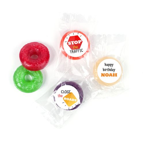 Personalized Construction Birthday Construction - Life Savers 5 Flavor Hard Candy