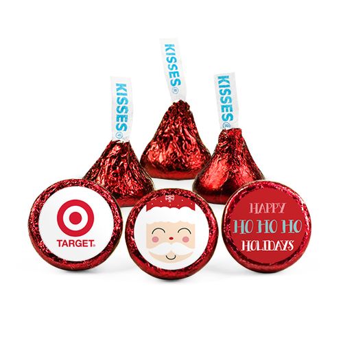 Personalized Christmas Joyful Santa Hershey's Kisses