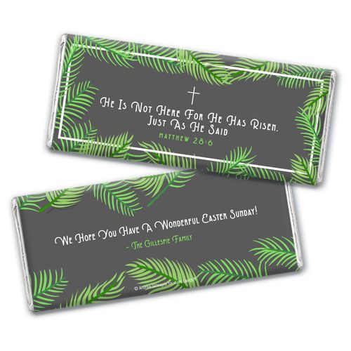 Personalized Easter Botanical Bible Verse Chocolate Bars