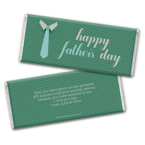 Personalized Father's Day Timeless Tie Chocolate Bar