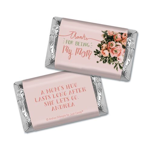 Personalized Mother's Day Thank You Bouquet Hershey's Miniatures Wrappers