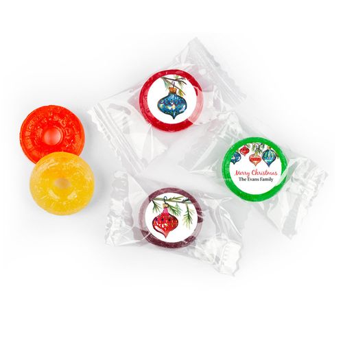 Personalized Life Savers 5 Flavor Hard Candy - Christmas Ornaments