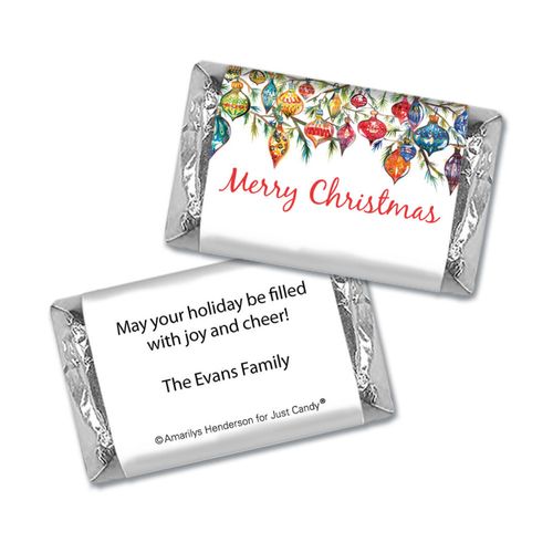Personalized Mini Wrappers - Christmas Ornaments