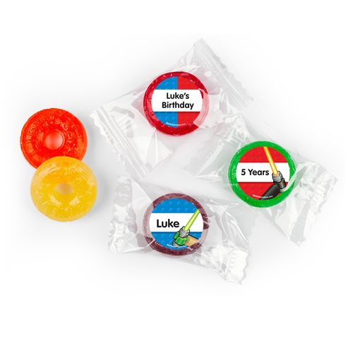 Birthday Space Toys Personalized 5 Flavor Hard Candy
