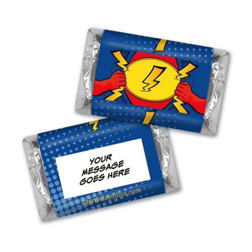 Heroic Blast Personalized Miniature Wrappers