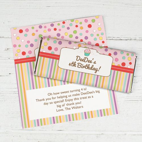 Birthday Sweet Stuff Personalized Hershey's Chocolate Bar Wrappers