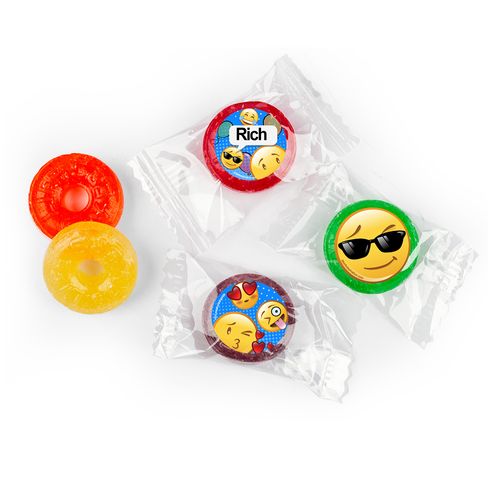 Birthday Emoji Themed Personalized 5 Flavor Hard Candy