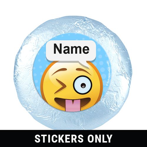 Emojis Personalized 1.25" Stickers (48 Stickers)
