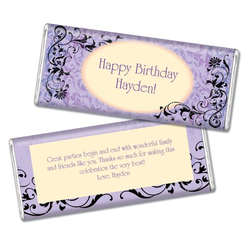 Birthday Descendants Personalized Chocolate Bar & Wrapper