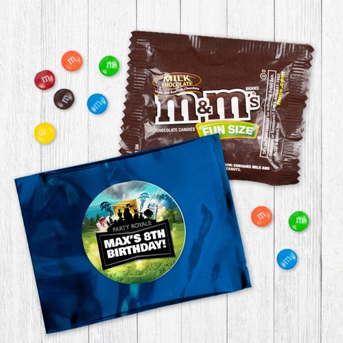 Personalized Kid's Birthday Battle Games - Milk Chocolate M&Ms