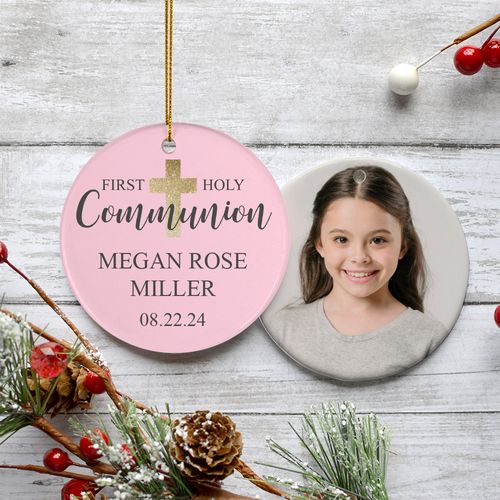 Personalized First Communion Photo