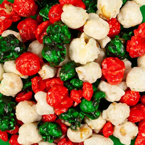 Candy Coated Christmas Popcorn