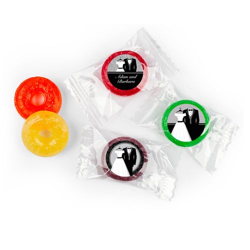 Personalized Wedding Couple Life Savers 5 Flavor Hard Candy
