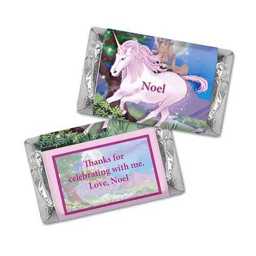 Personalized Birthday Unicorn Hershey's Miniatures