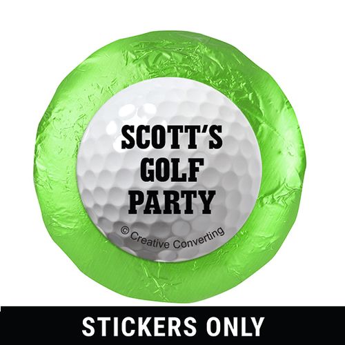 Personalized Birthday Golf 1.25" Stickers (48 Stickers)