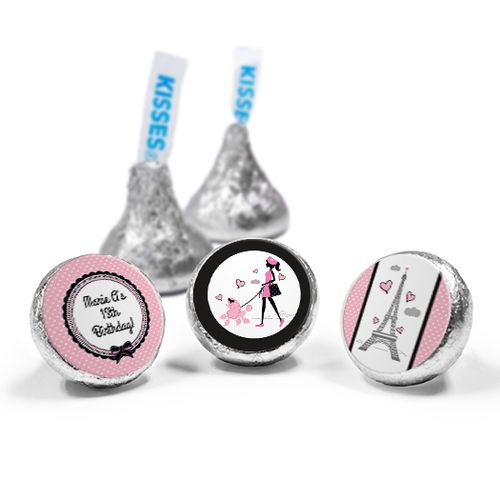 Personalized Birthday Poodle Hershey's Kisses