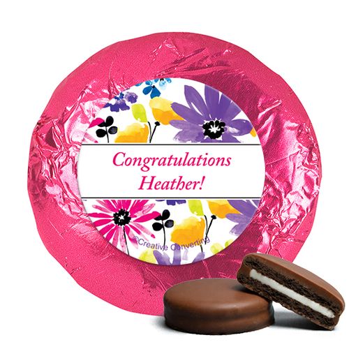 Personalized Birthday Garden Blooms Milk Chocolate Covered Oreos