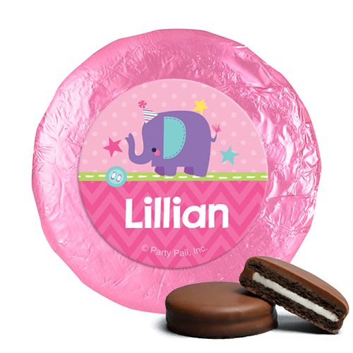 Personalized Birthday Elephant Milk Chocolate Covered Oreos