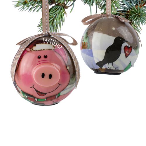 Personalized Blinking Nose Pig