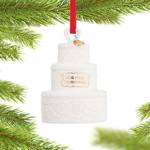 Our First Christmas Cake 2021 Ornament