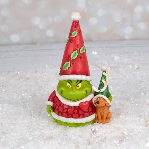 Jim Shore Grinch And Max Gnome Tabletop Holiday Ornament