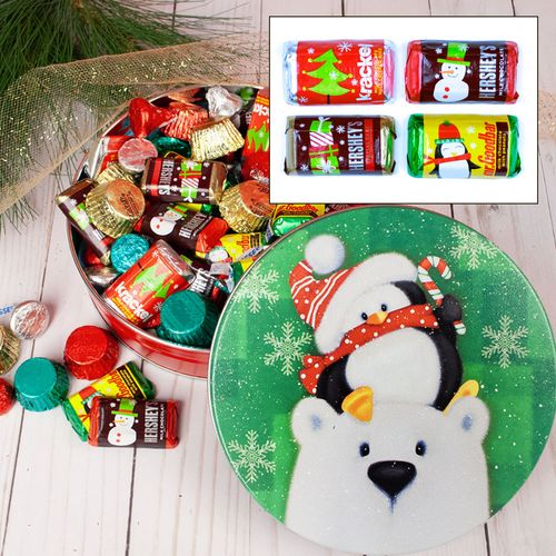 Hershey's Holiday Mix Christmas Gift Tin - 1lb - All Designs