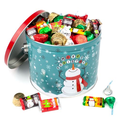 Hershey's Holiday Mix Christmas Gift Tin - 2.7 lb - All Designs